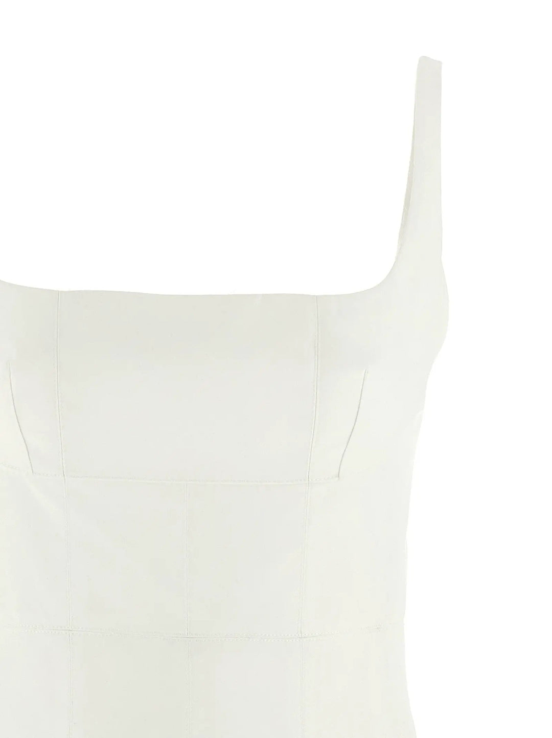 Giovanni Bedin White Poplin Short Dress