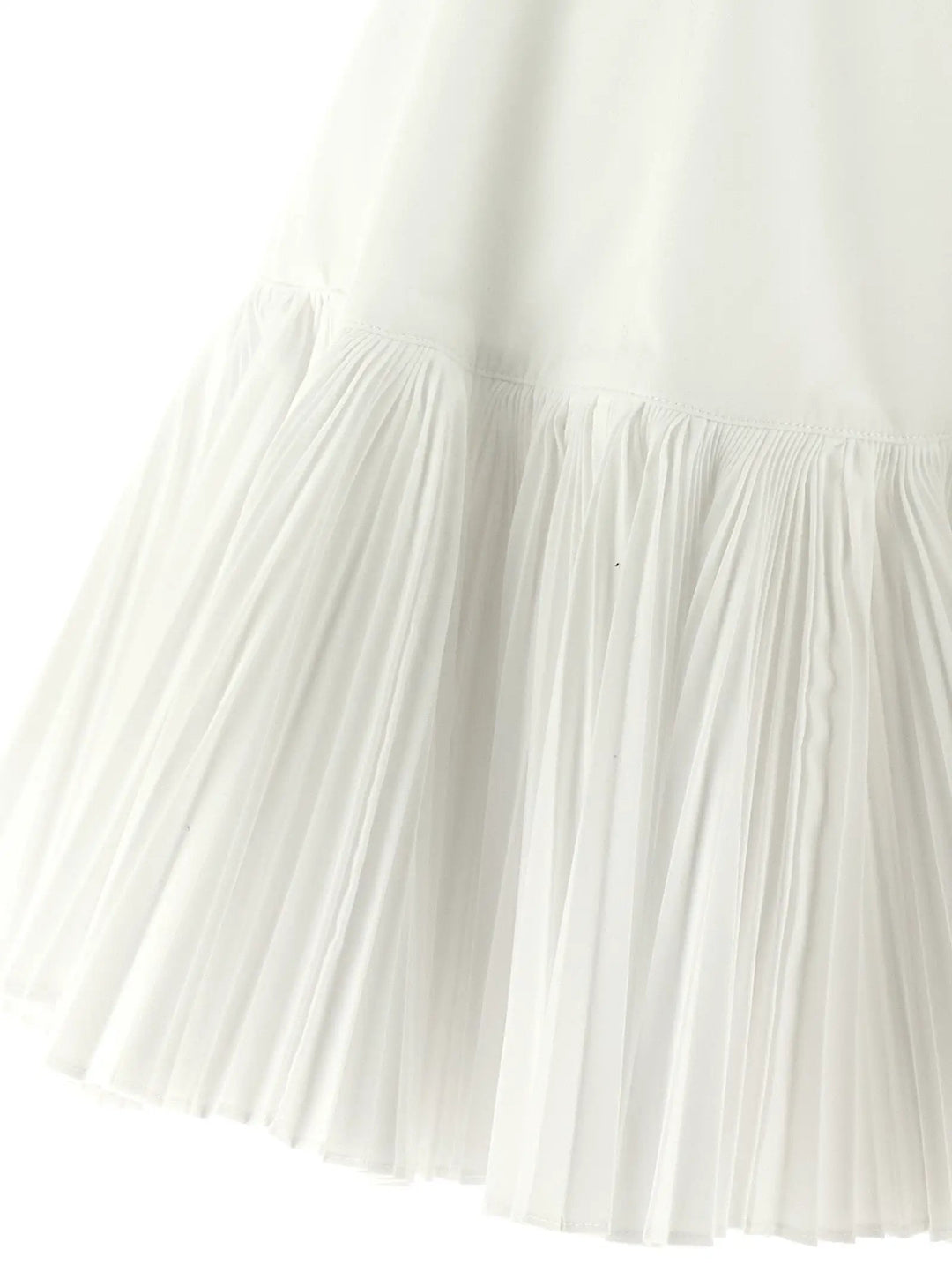 Giovanni Bedin White Poplin Short Dress