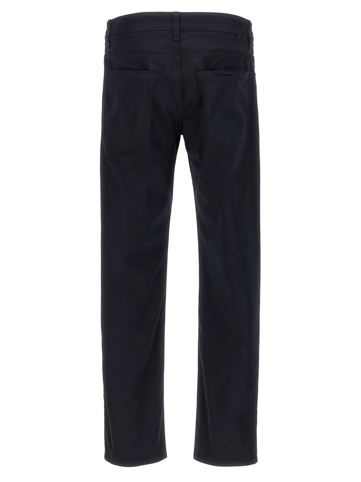 Hugo Boss Blue Cotton Casual Pants
