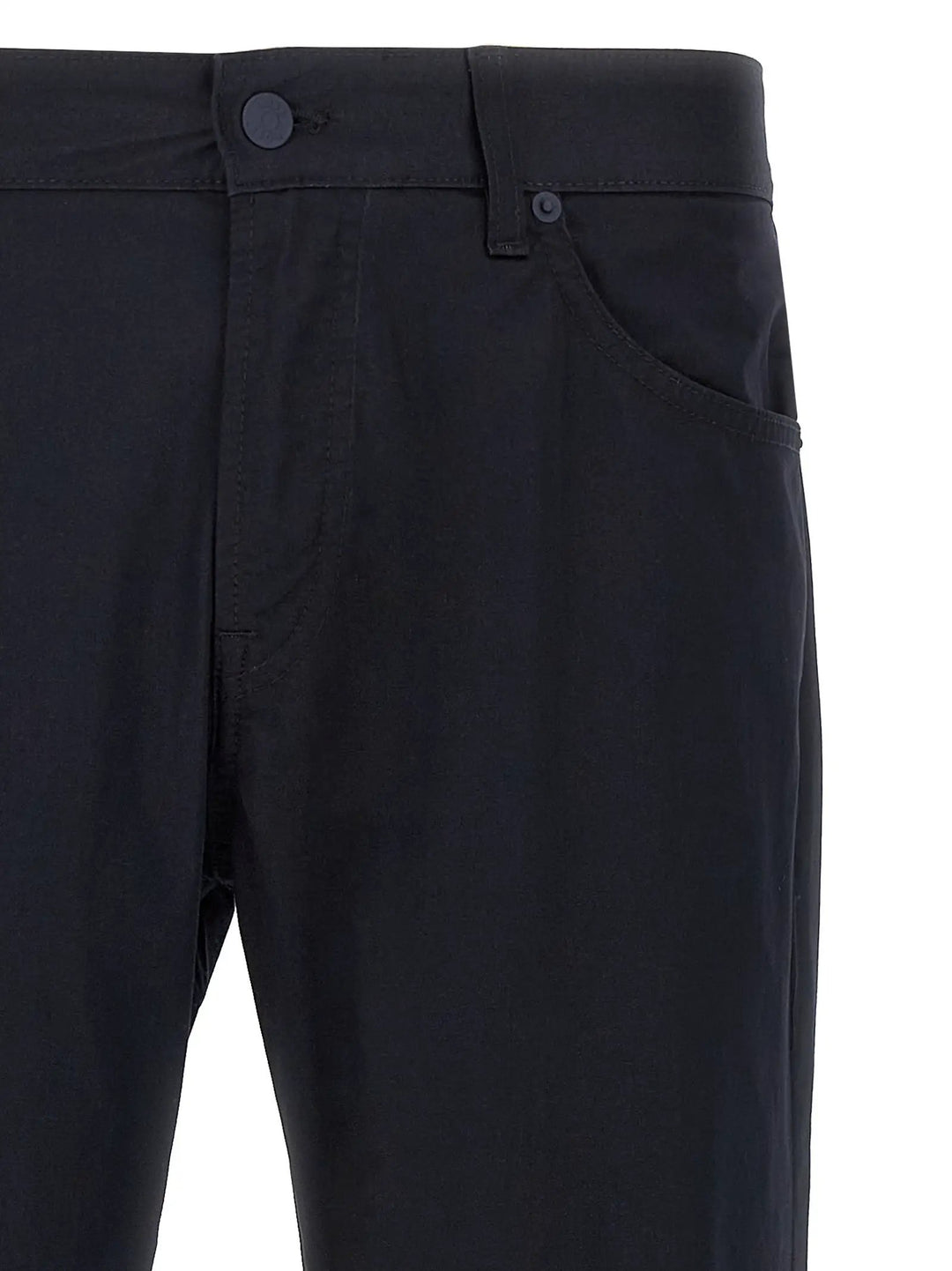Hugo Boss Blue Cotton Casual Pants