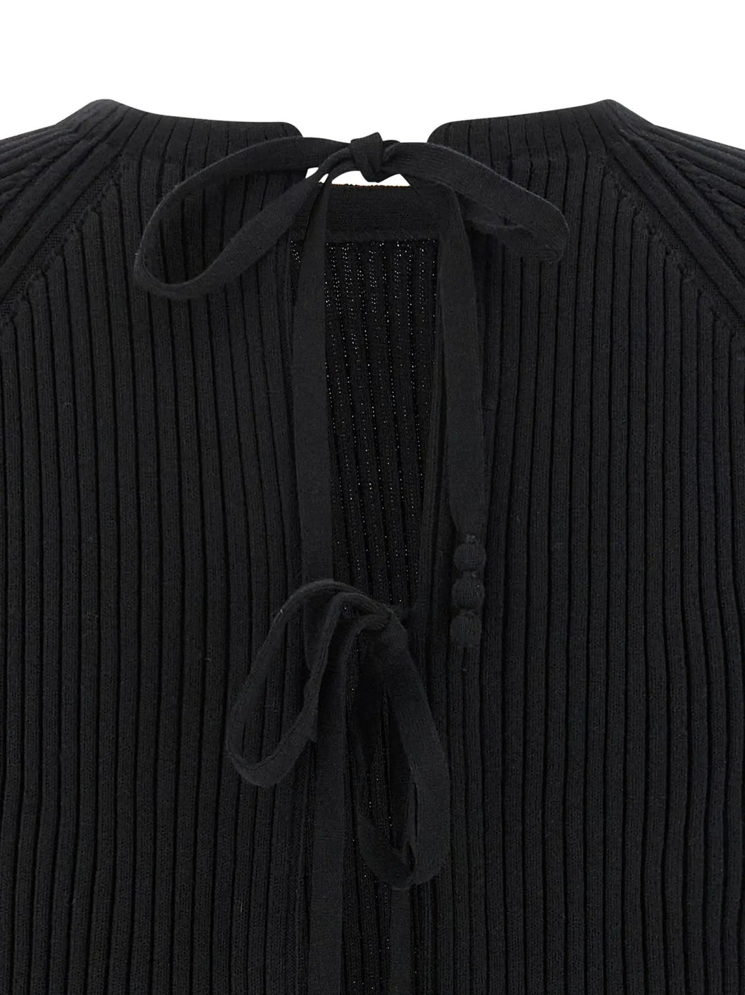 Tory Burch Black Cotton Cardigan