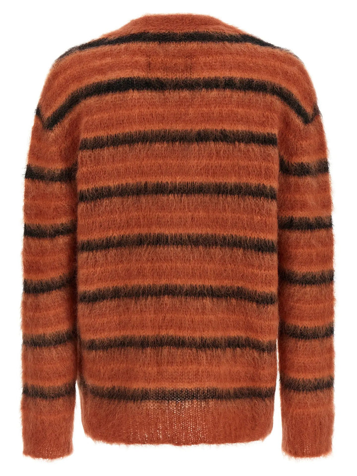 Marni Orange Fabric Cardigan