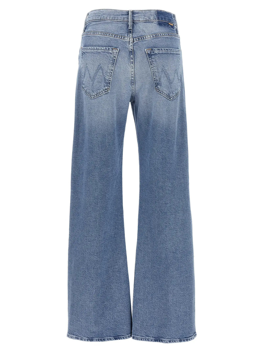 Mother Denim Blue Cotton High-Waisted Jean