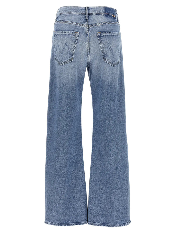 Mother Denim Blue Cotton High-Waisted Jean