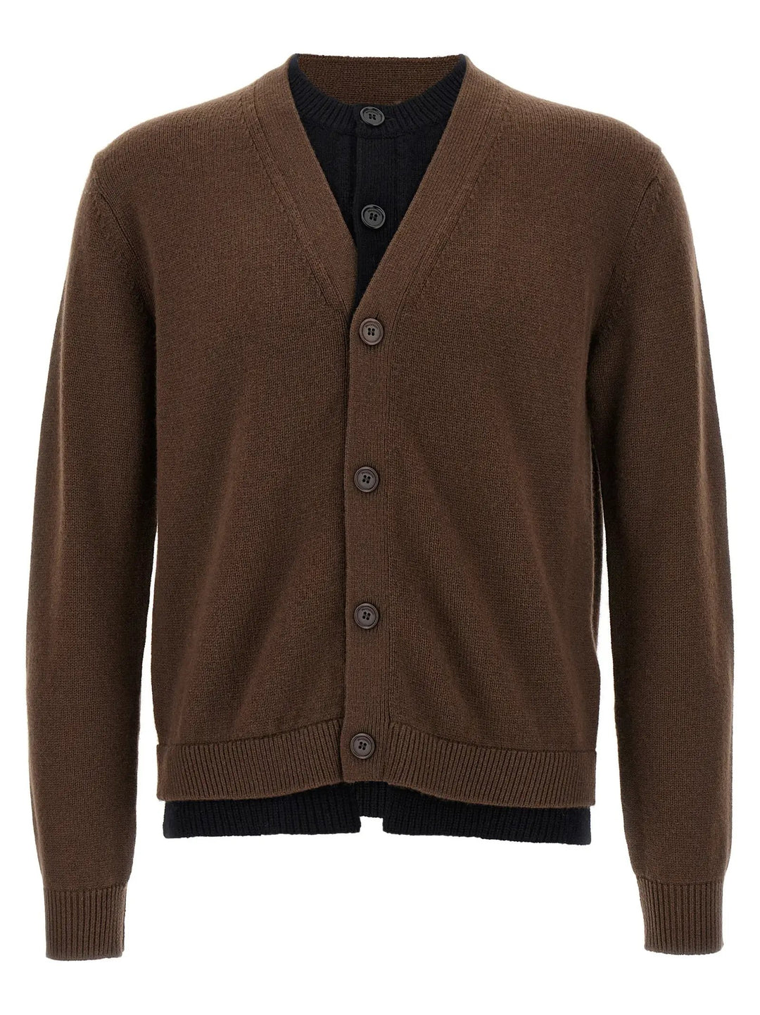 J.W.Anderson Brown Wool Cardigan