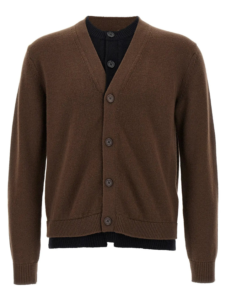 J.W.Anderson Brown Wool Cardigan