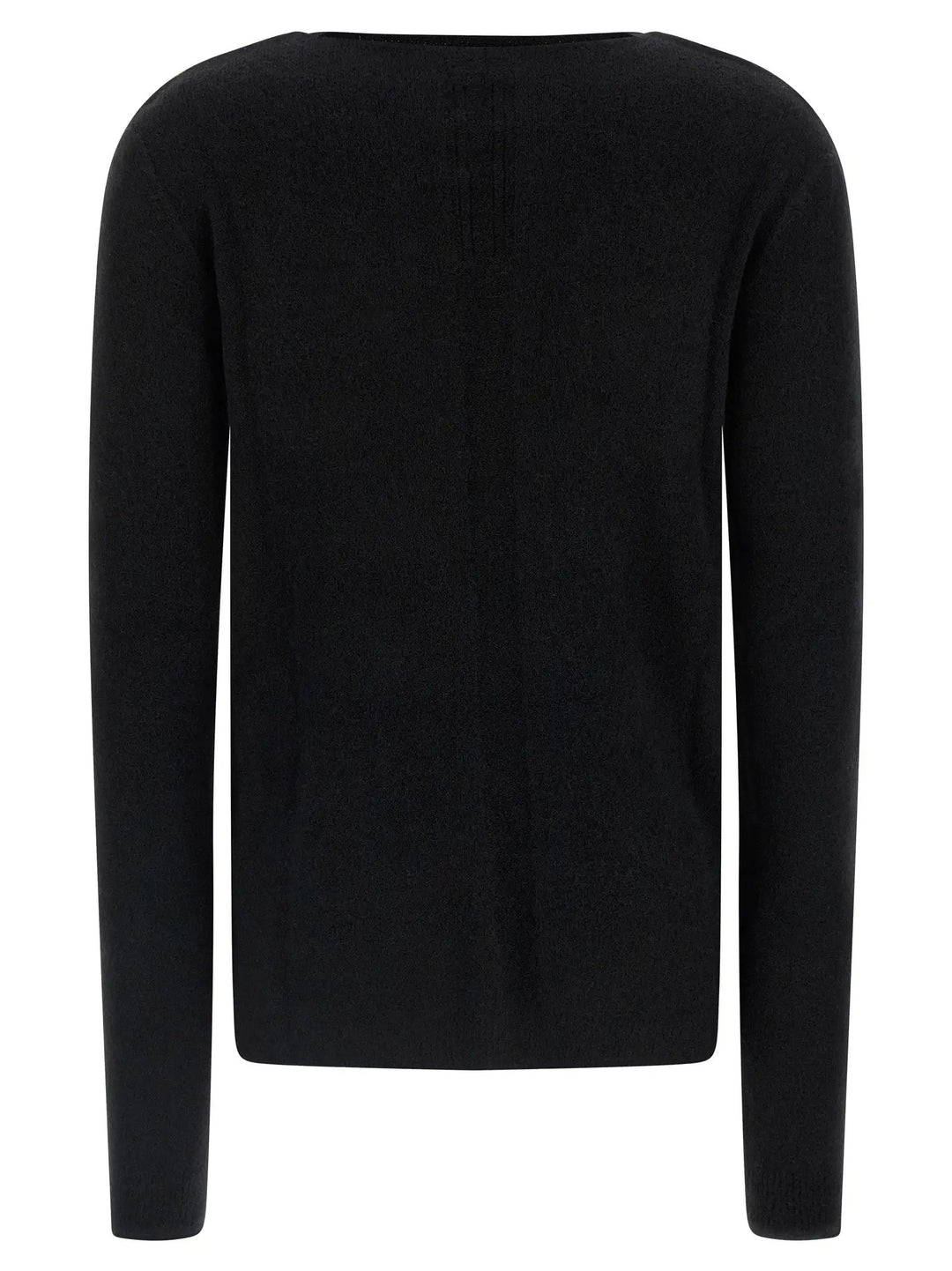 Rick Owens Black Wool Cardigan