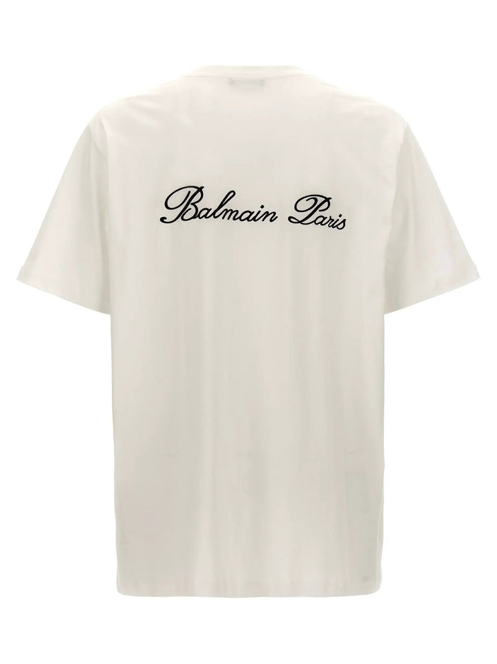Balmain Bicolor Cotton T-Shirt