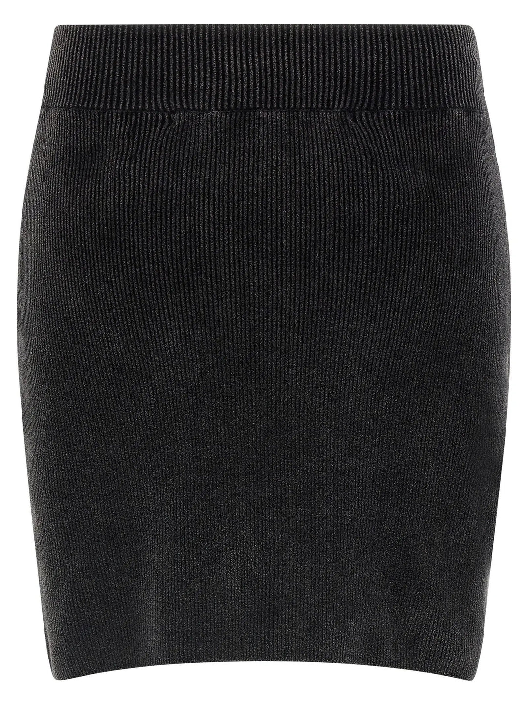 Alexander Wang Black Cotton Long Skirt