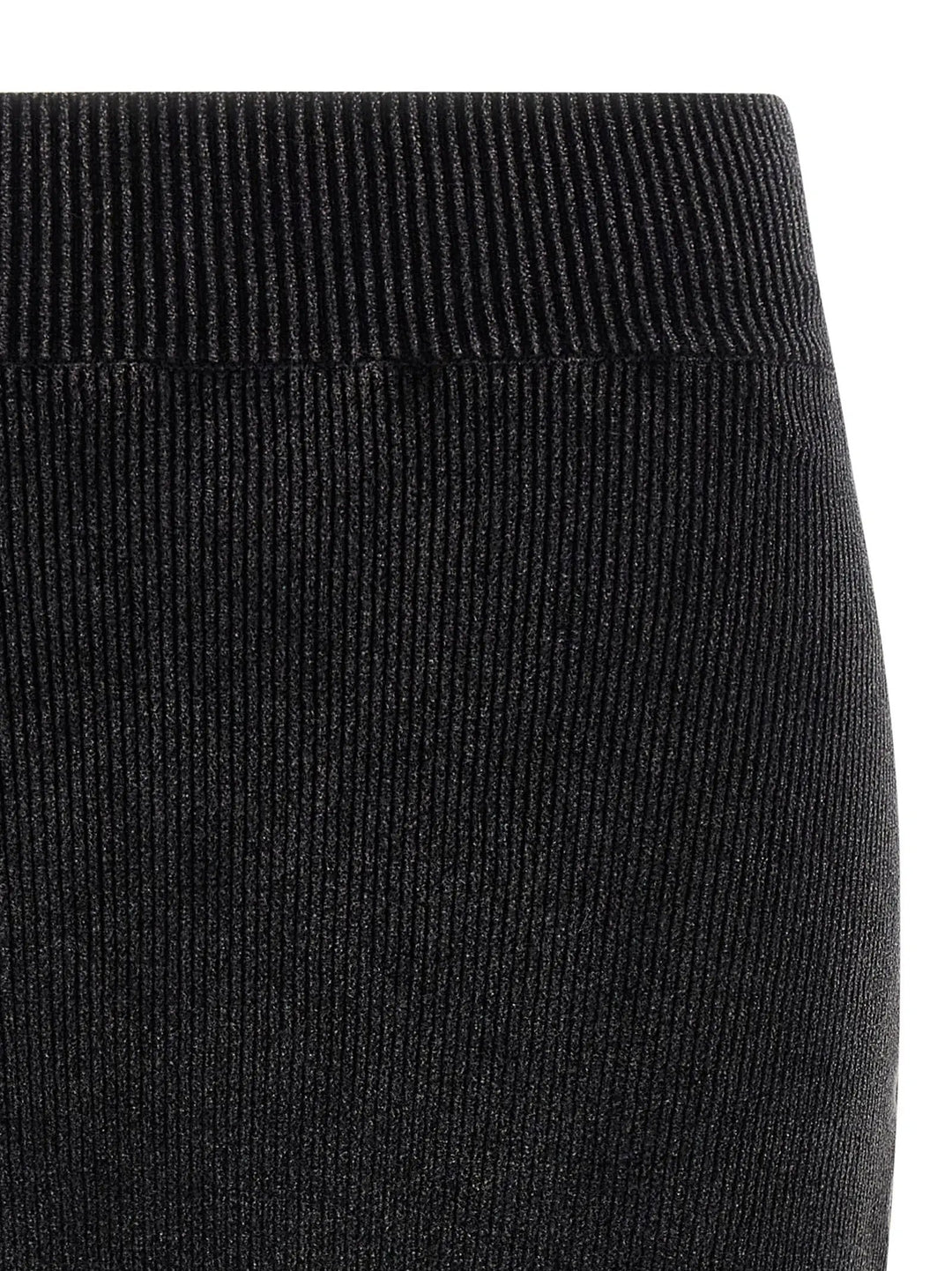 Alexander Wang Black Cotton Long Skirt