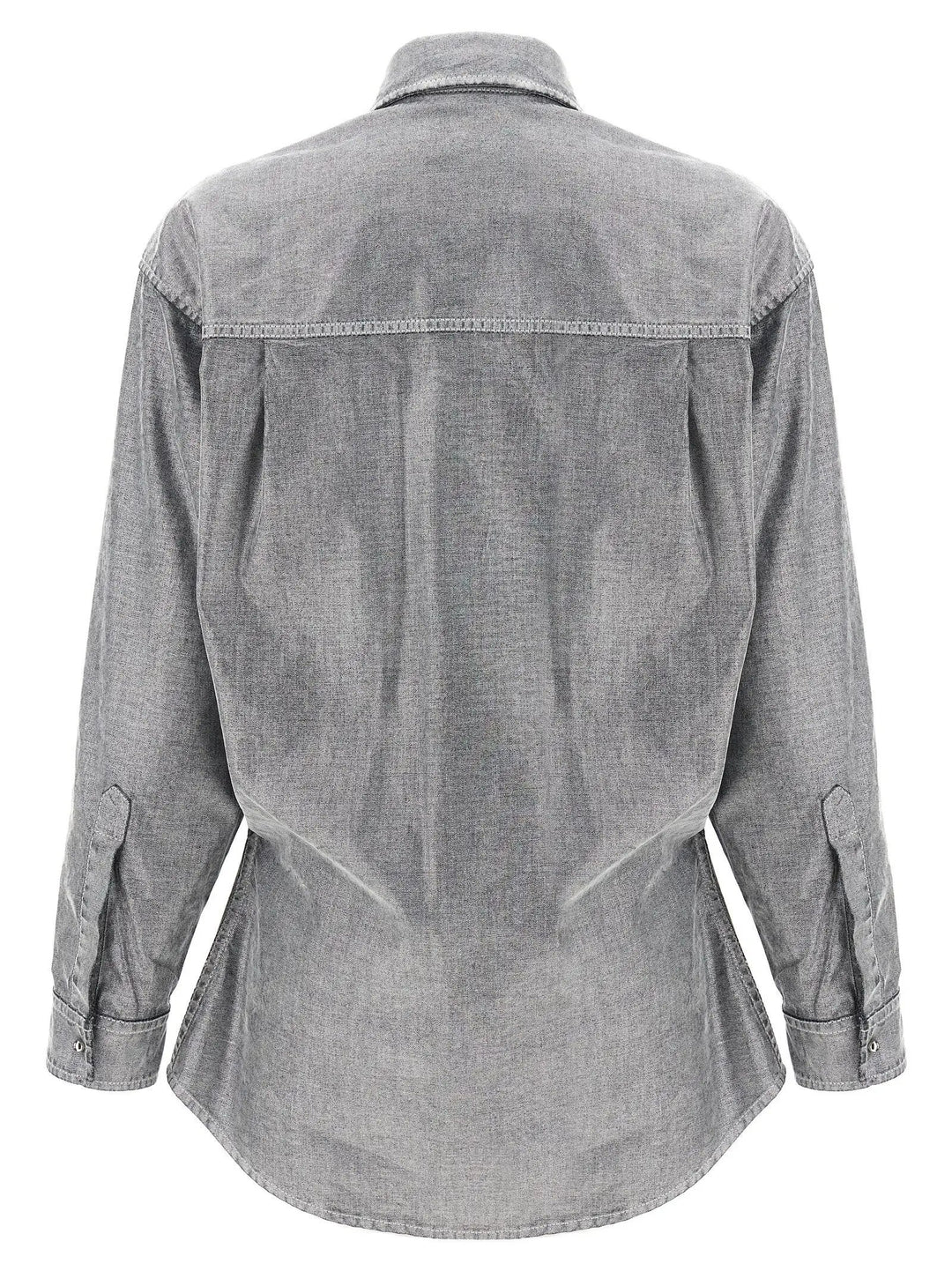 Darkpark Silver Cotton Blouse