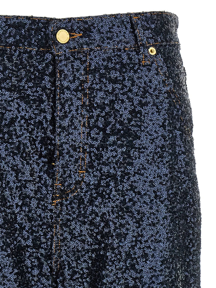 Darkpark Blue Cotton Jeans Denim