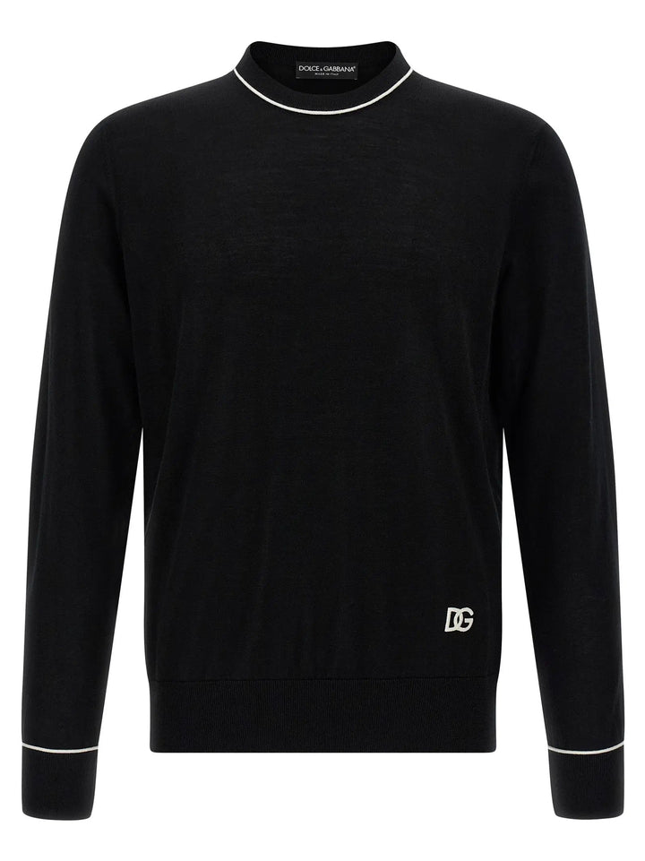 Dolce &amp; Gabbana Black Marabou Cardigan