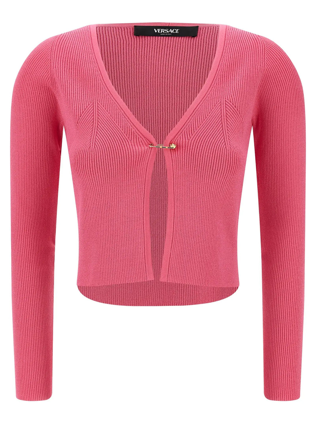 Versace Fuchsia Viscose Cardigan