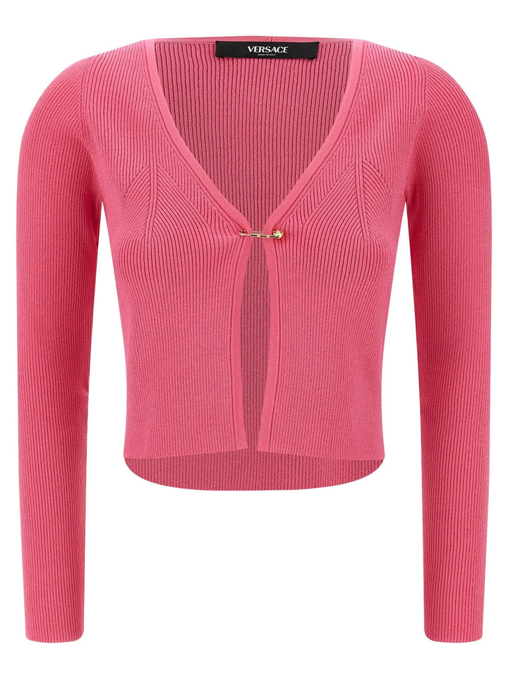 Versace Fuchsia Viscose Cardigan
