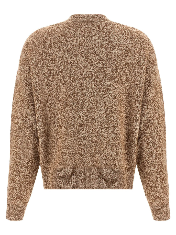 Versace Beige Virgin Wool Cardigan