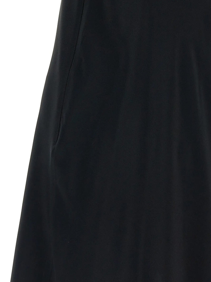 Giovanni Bedin Black Acetate Short Dress