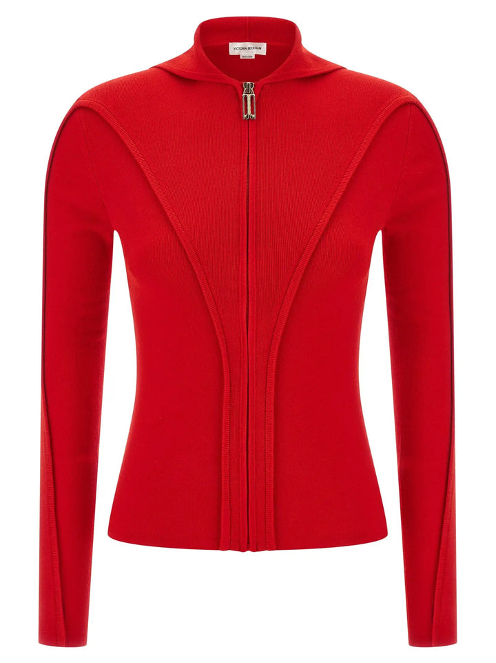 Victoria Beckham Multicolor Wool Cardigan