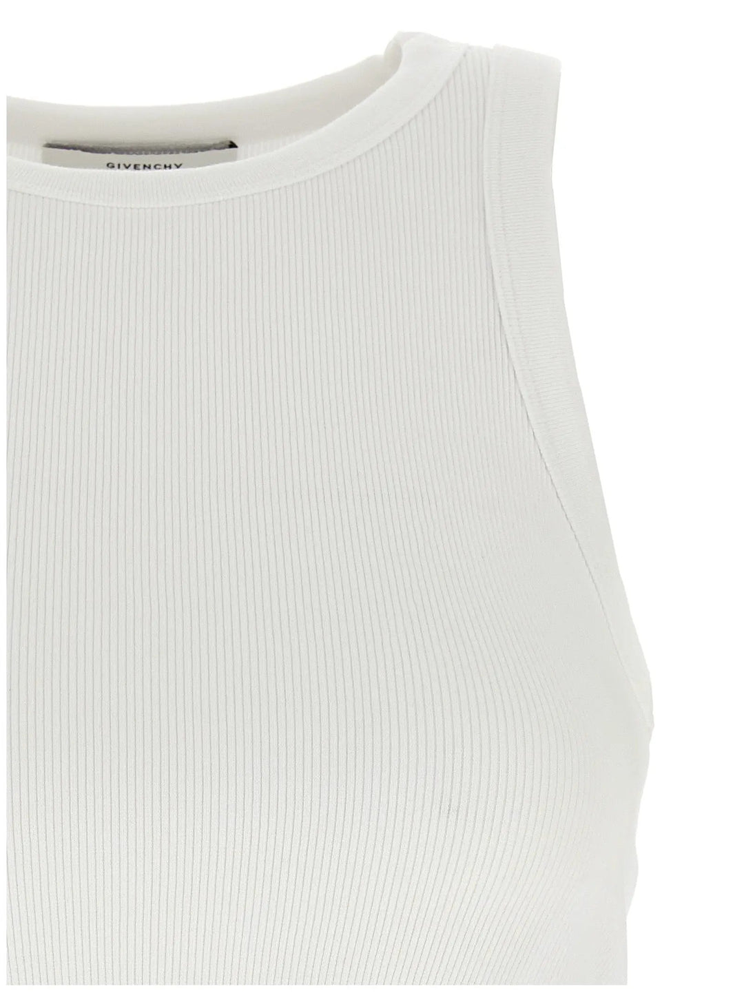 Givenchy White Cotton Tank Tops