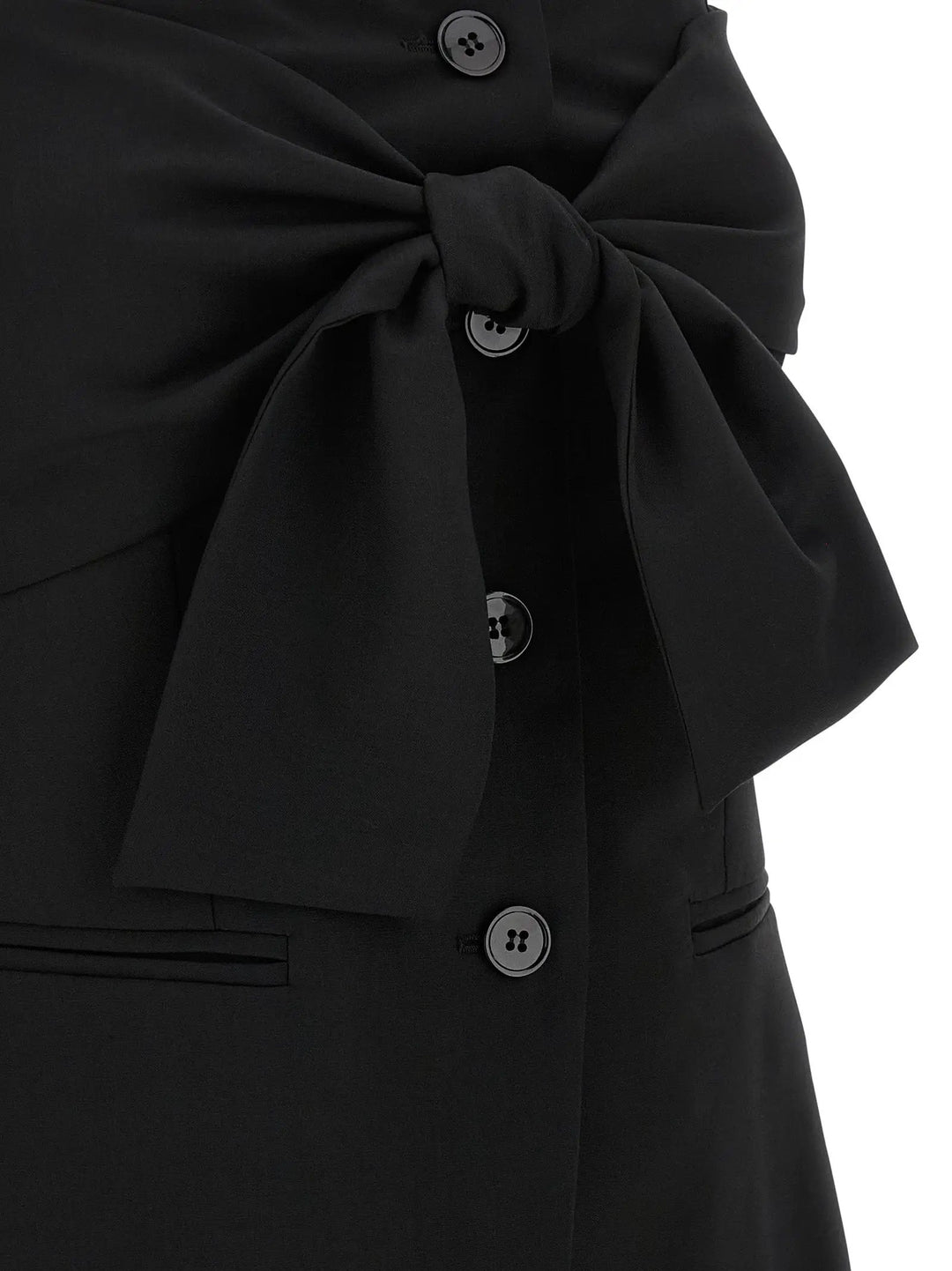 Max Mara Black Virgin Wool Tank Tops