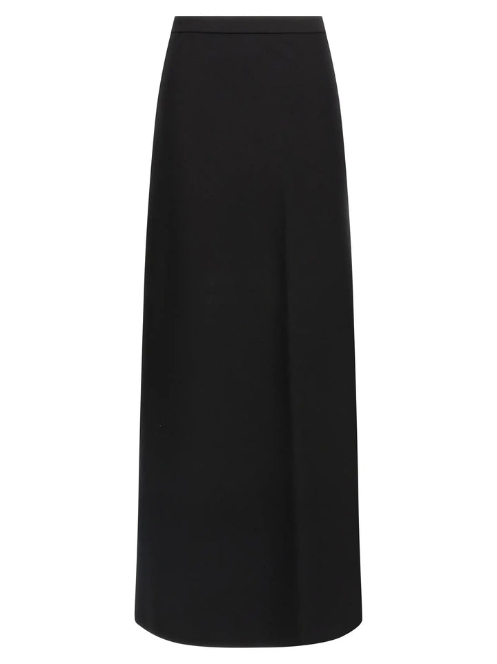 Max Mara Black Viscose Mini Skirt