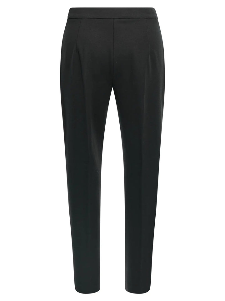 Max Mara Black Viscose Casual Pants