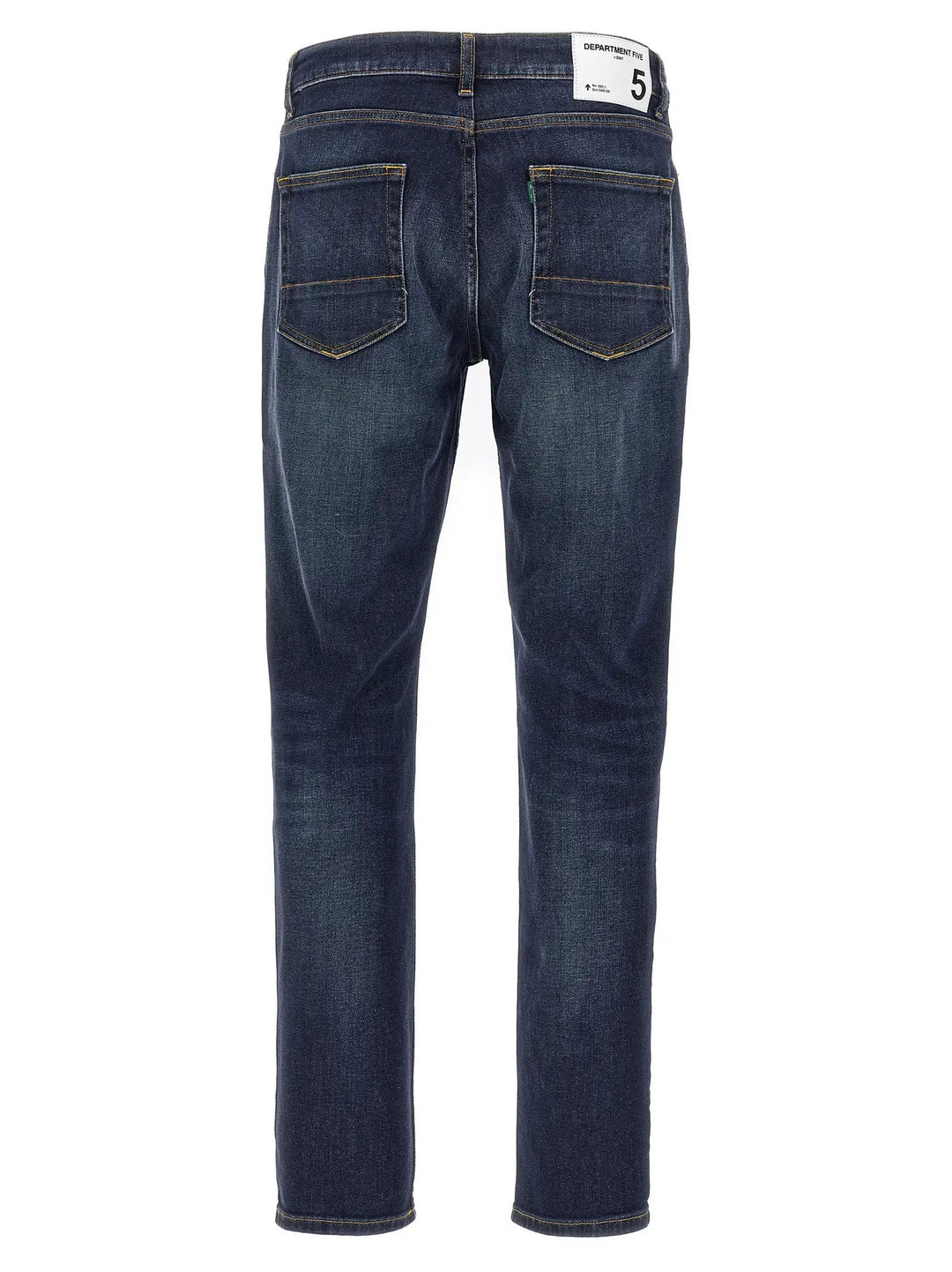 Department 5 Blue Cotton Straight-Leg Jeans