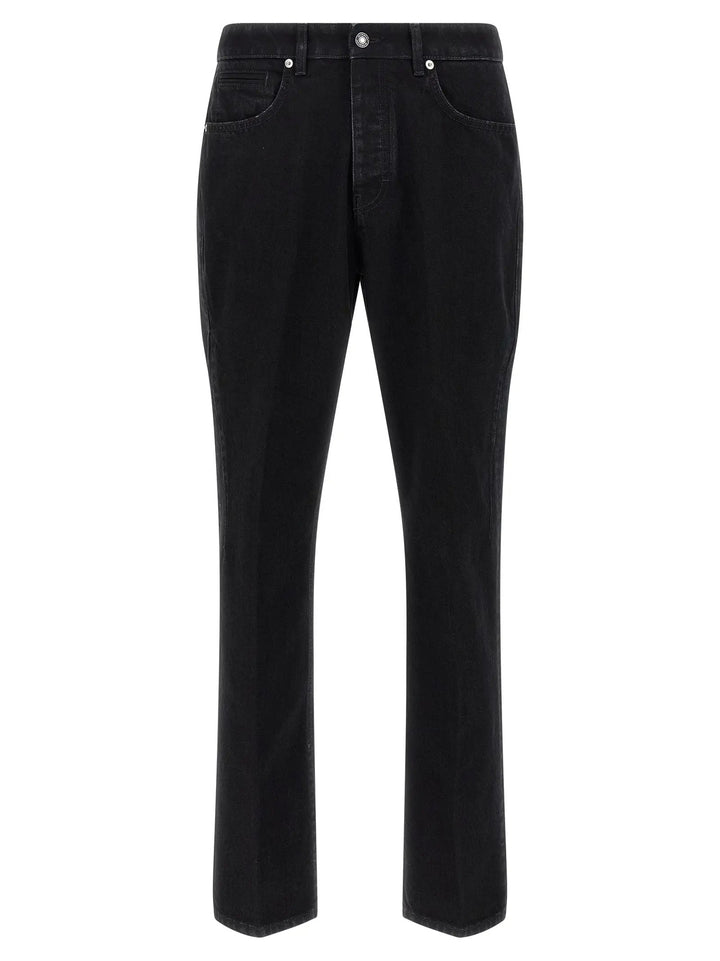 Givenchy Black Cotton Straight-Leg Jeans
