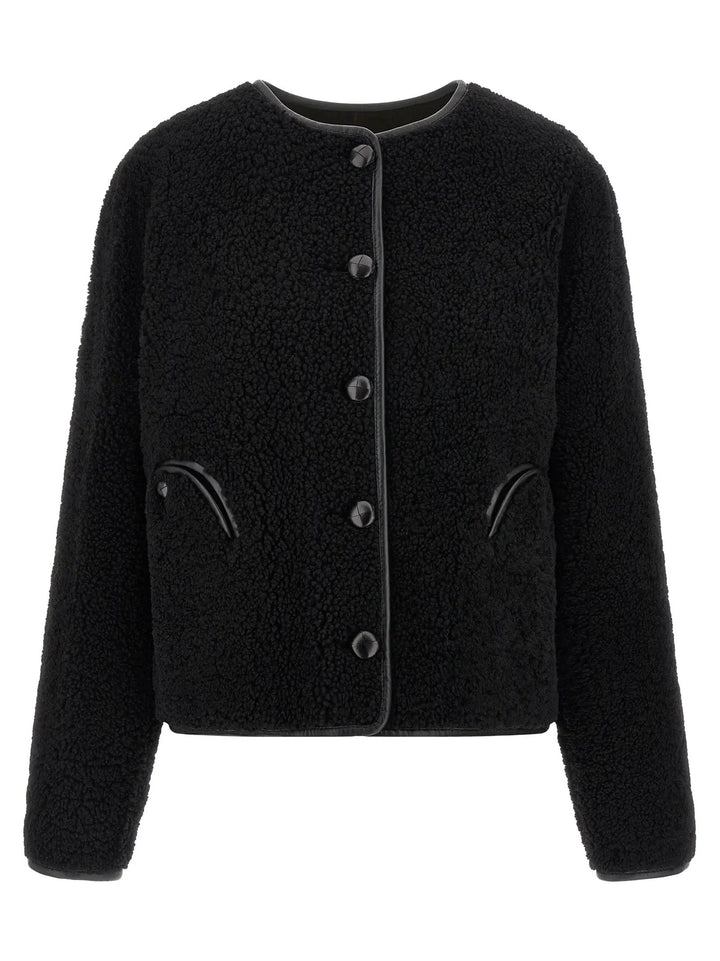 Blazé Milano Black Lamb Leather Shell Jacket