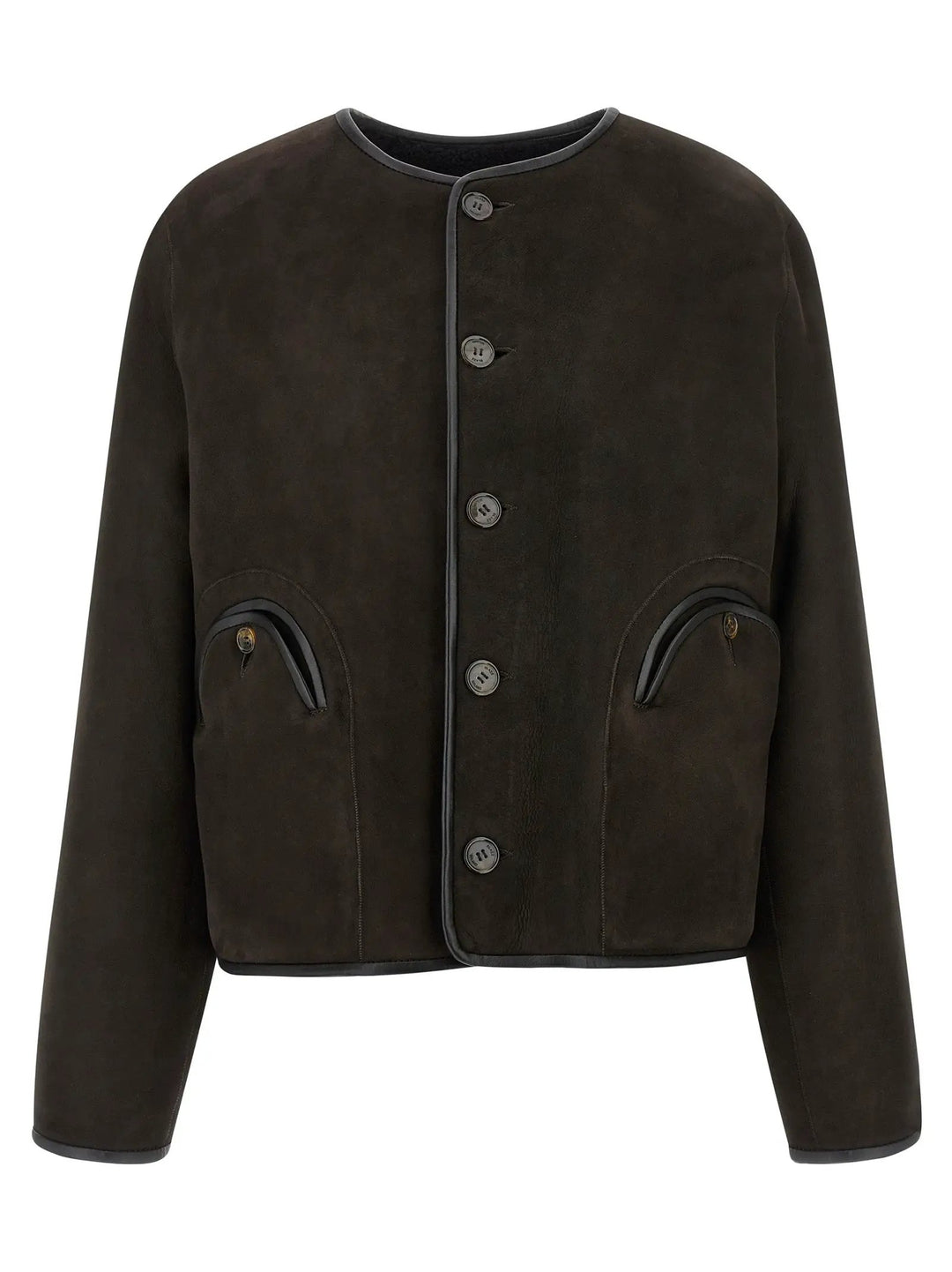 Blazé Milano Black Lamb Leather Shell Jacket