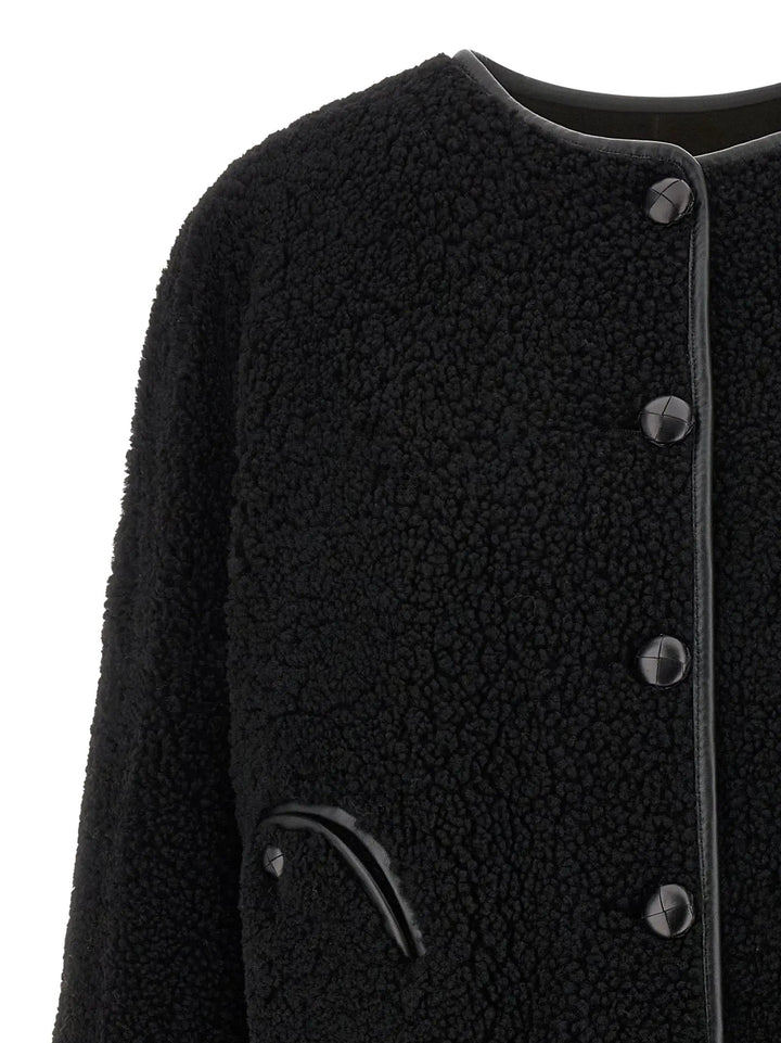 Blazé Milano Black Lamb Leather Shell Jacket
