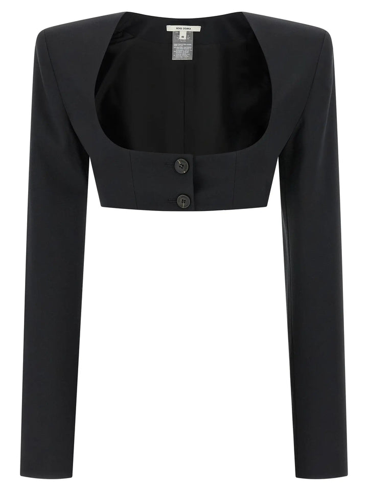 Nensi Dojaka Black Virgin Wool Blazer