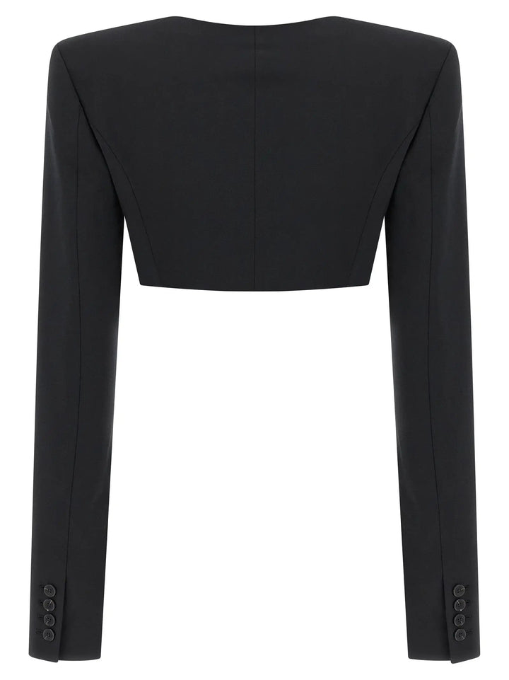 Nensi Dojaka Black Virgin Wool Blazer