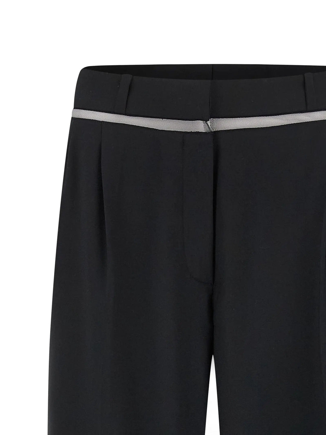 Nensi Dojaka Black Virgin Wool Casual Pants