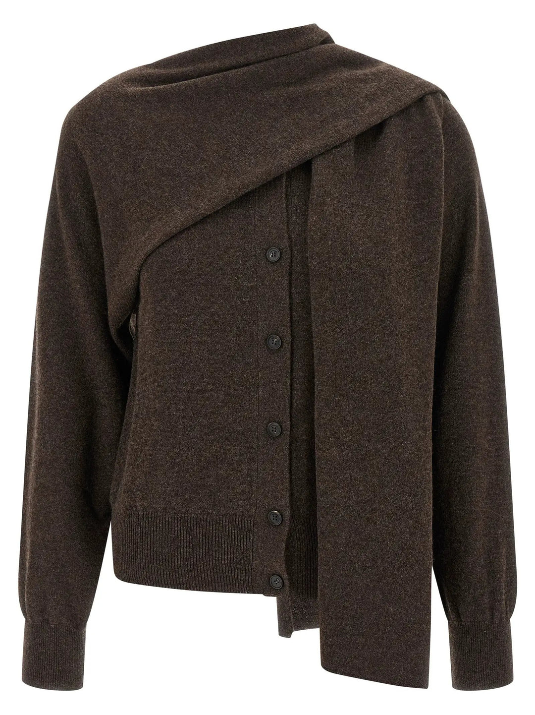 Ferragamo Brown Cashmere Cardigan