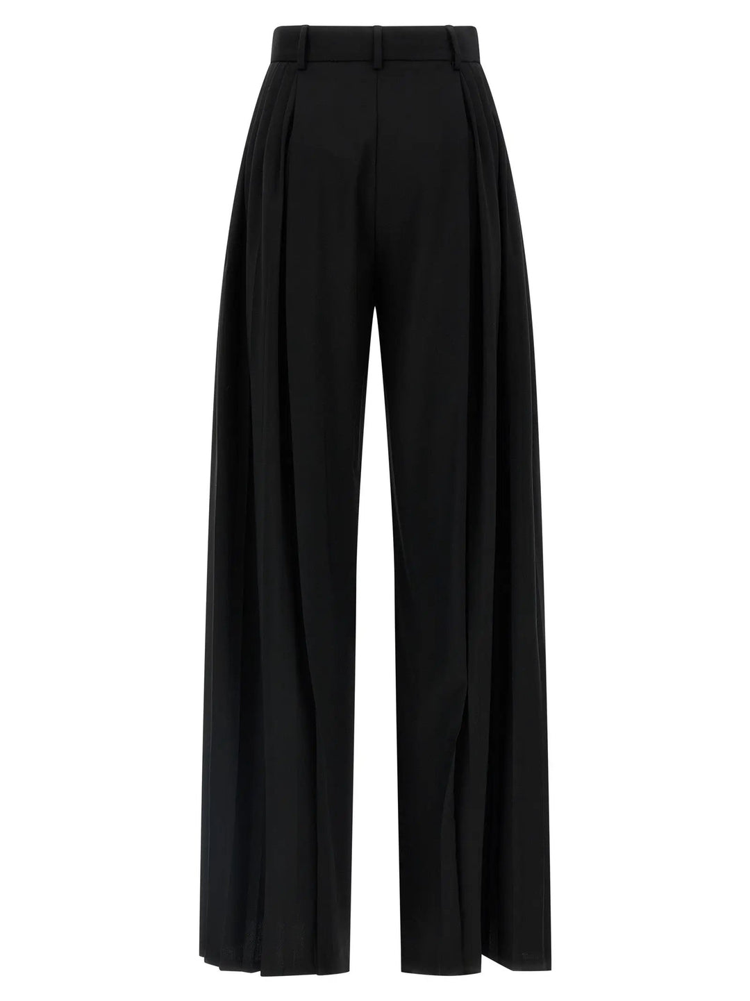 Giuseppe Di Morabito Black Virgin Wool Dress Pants