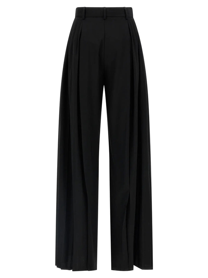 Giuseppe Di Morabito Black Virgin Wool Dress Pants