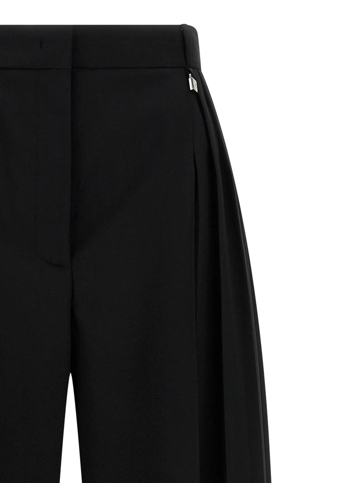 Giuseppe Di Morabito Black Virgin Wool Dress Pants