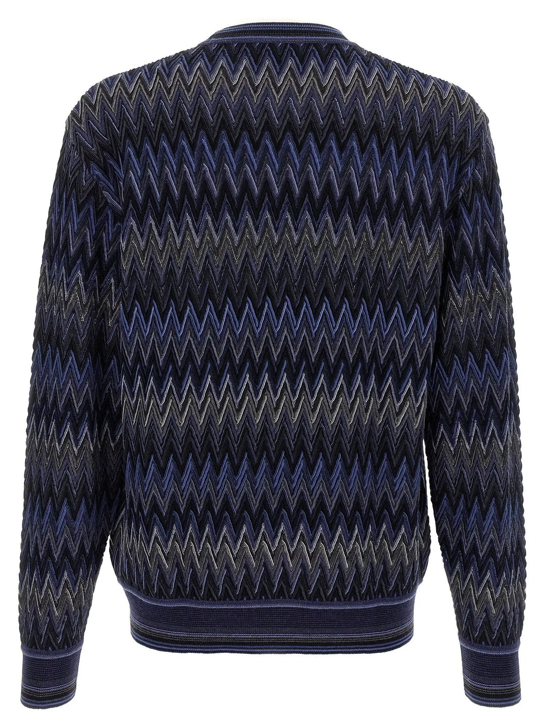 Missoni Blue Wool Cardigan