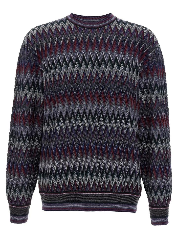 Missoni Blue Wool Cardigan