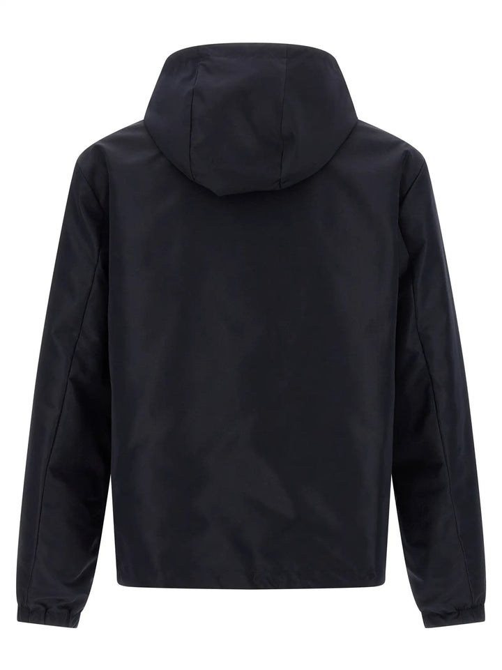 Fendi Blue Polyester Shell Jacket