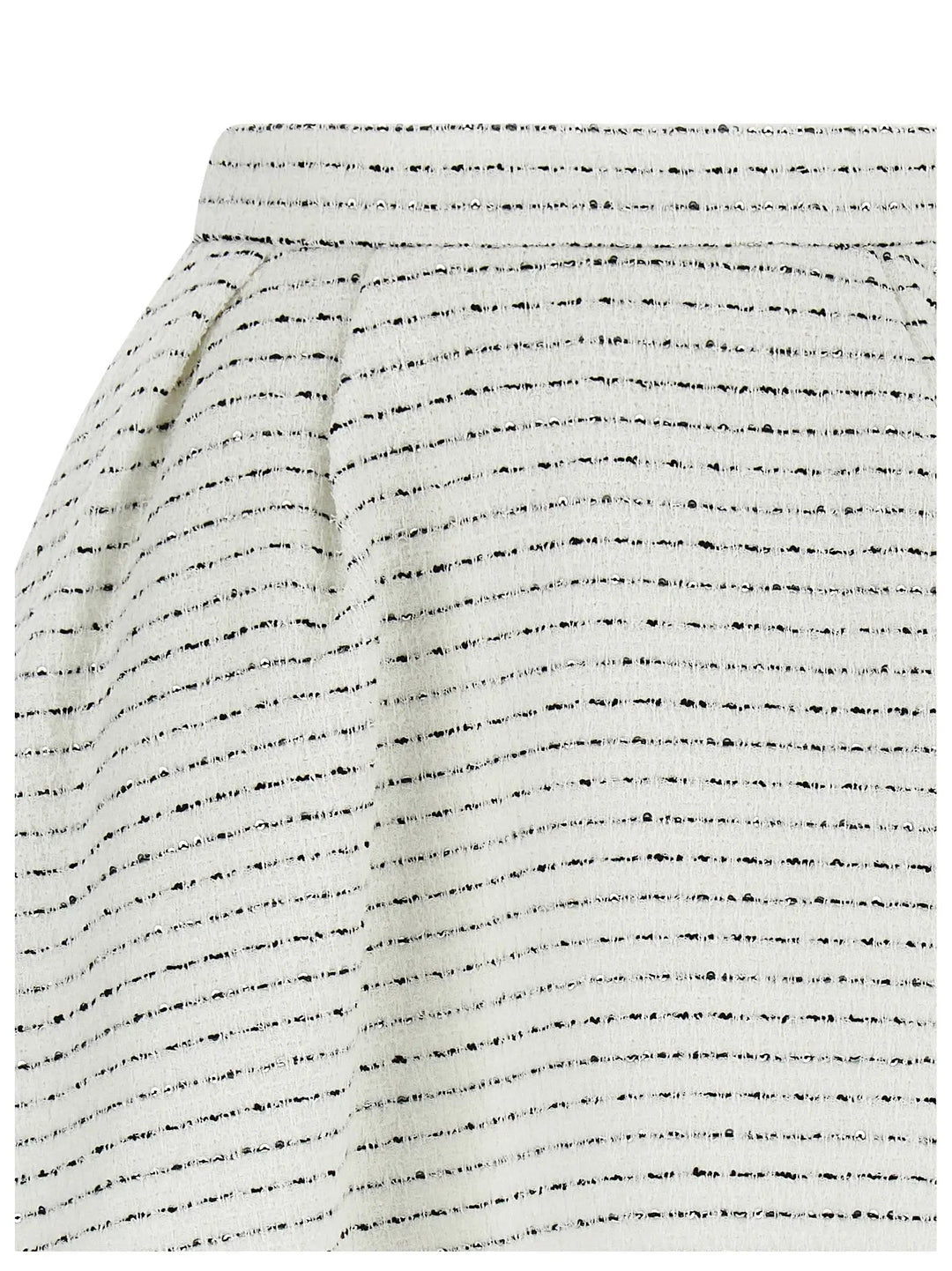 Alessandra Rich White Polyamide Long Skirt