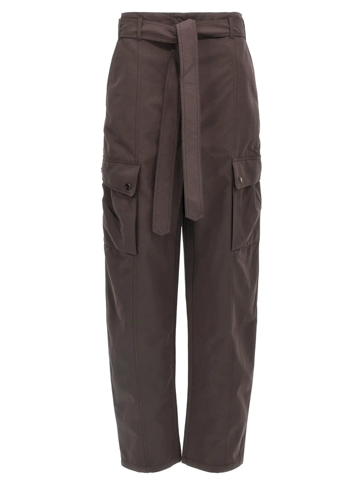 The Andamane Brown Polyester Cargo Pants