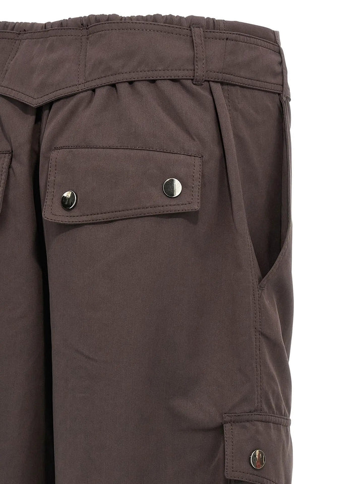 The Andamane Brown Polyester Cargo Pants