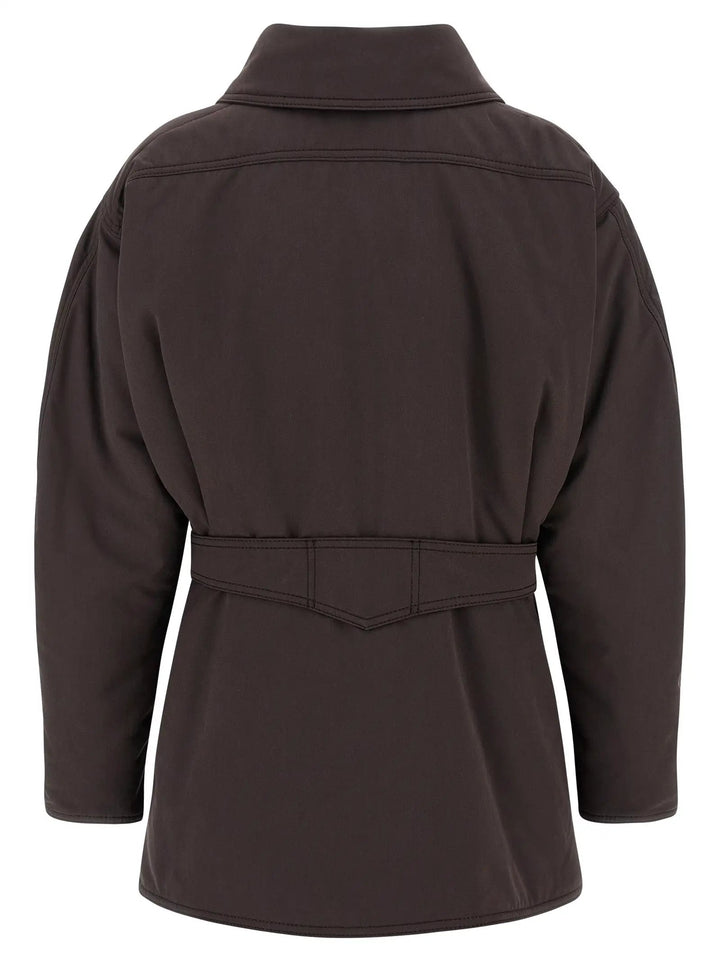The Andamane Brown Polyester Parka