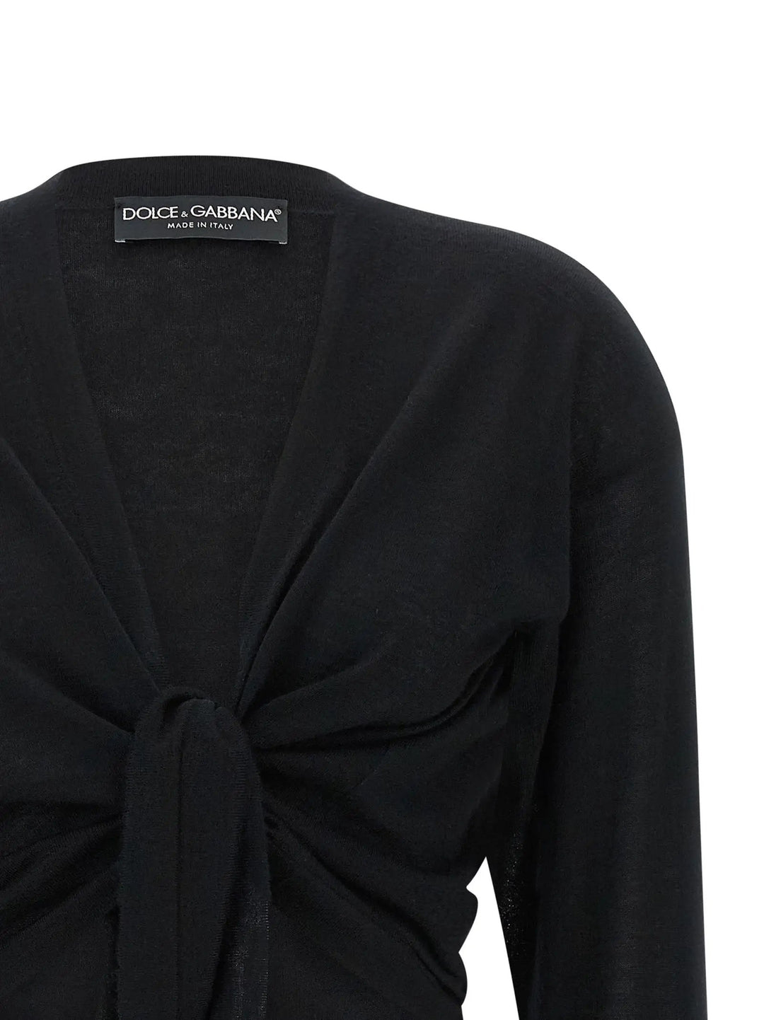 Dolce &amp; Gabbana Black Cashmere Cardigan