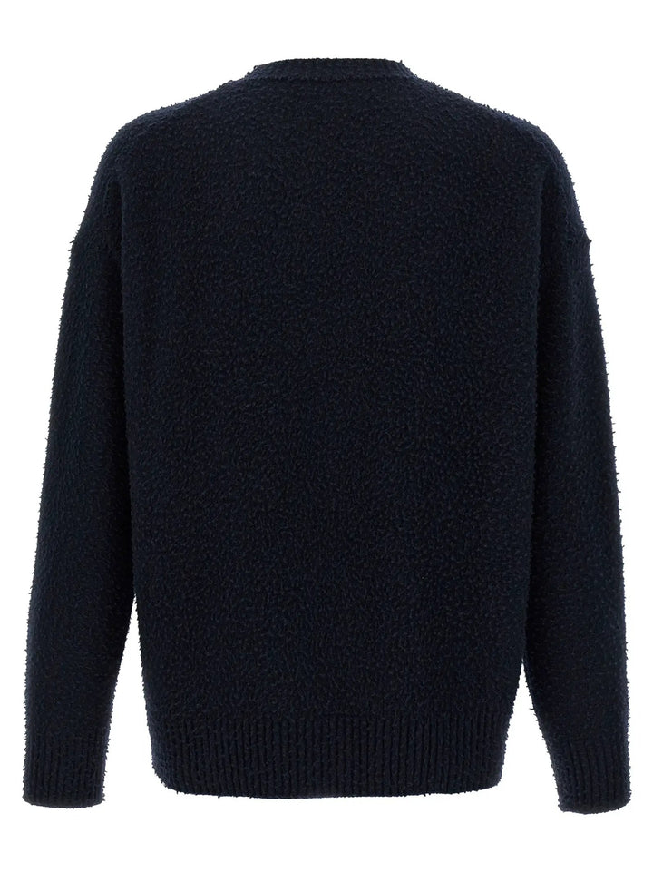 Roberto Collina Blue Merino Wool Cardigan