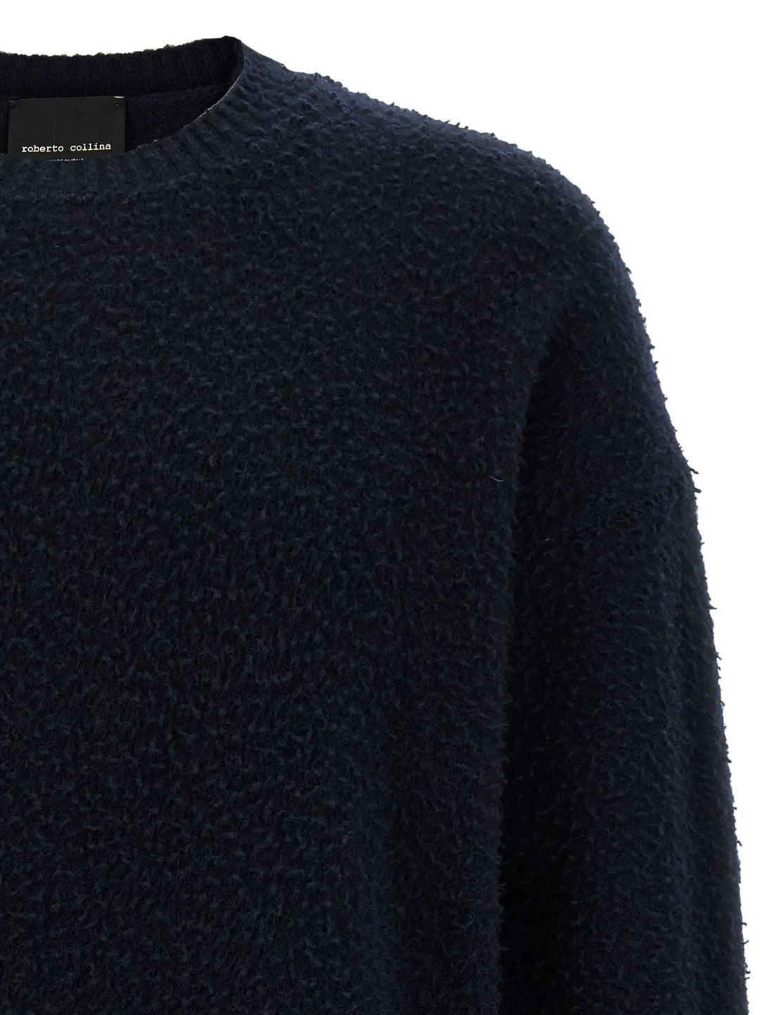 Roberto Collina Blue Merino Wool Cardigan
