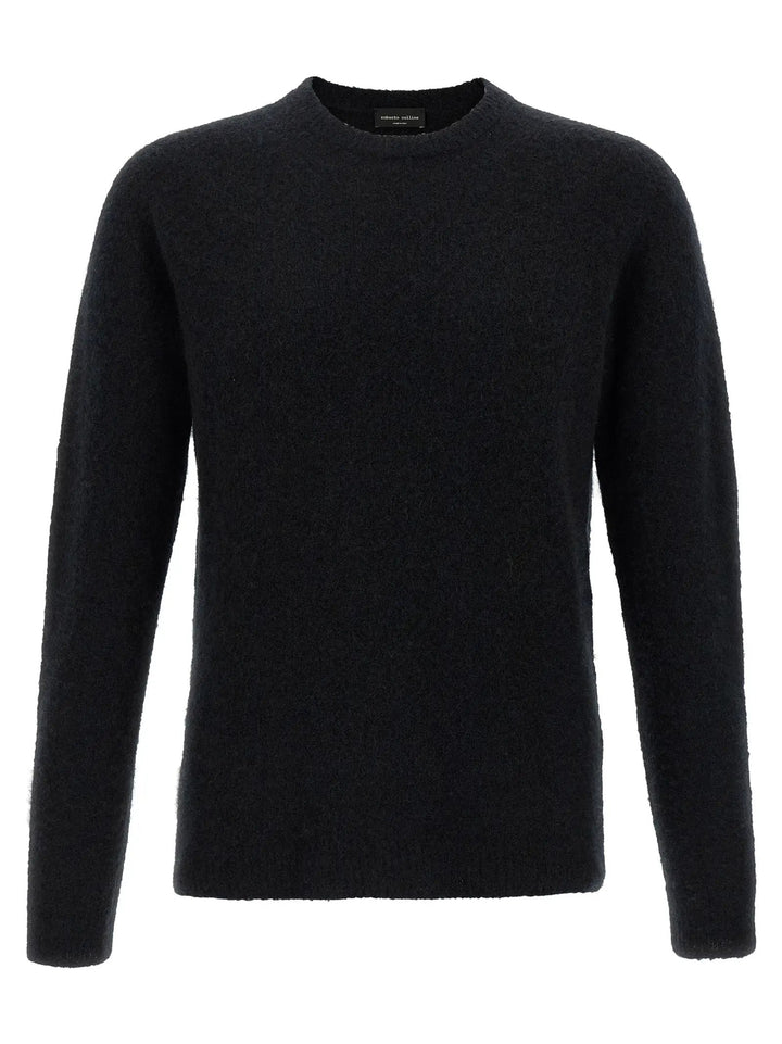 Roberto Collina Black Cashmere Cardigan