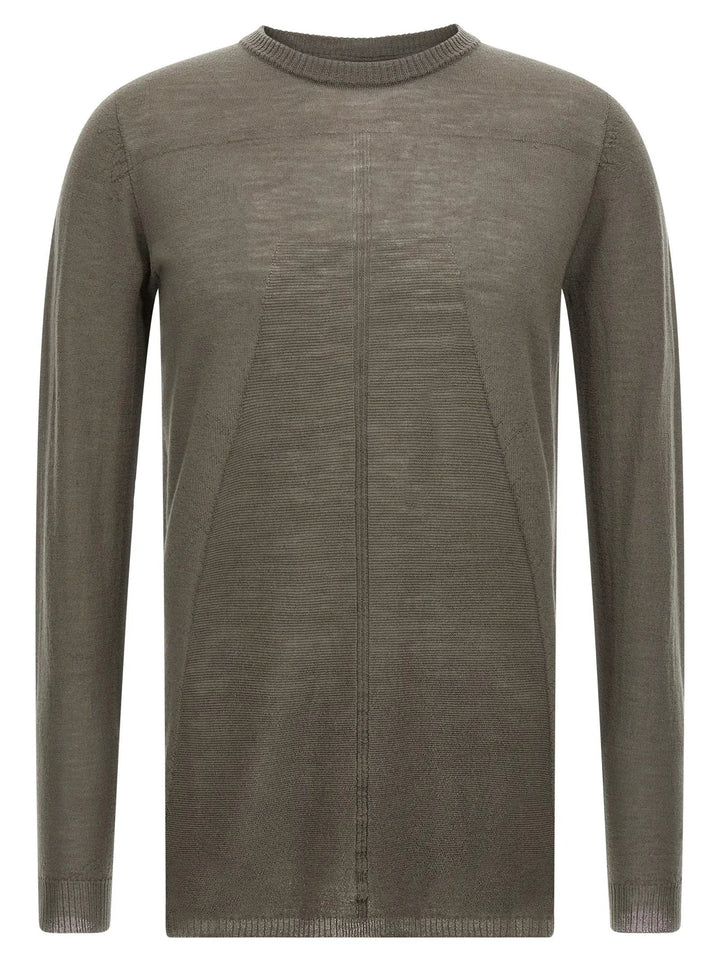 Rick Owens Gray Wool Cardigan